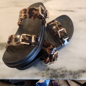 DV by Dolce Vita Leopard Print Sandals